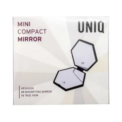 UNIQ Mini Compacte Zeshoekige Spiegel Discount