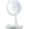 UNIQ Opvouwbare Led Make-up Make-upspiegel en 10x Vergroting Sale
