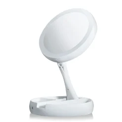 UNIQ Opvouwbare Led Make-up Make-upspiegel en 10x Vergroting Sale