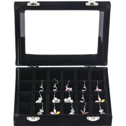 UNIQ Sieradendoos in Zwarte Velours Clearance