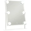 UNIQ Xl Hollywood Make-up Make-upspiegel met 6 Led Lampen en Aanraakfunctie Discount
