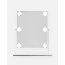 UNIQ Xl Hollywood Make-up Make-upspiegel met 6 Led Lampen en Aanraakfunctie Discount