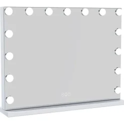 UNIQ XL Hollywood Spiegel met 15 LED Lampen & Touch New