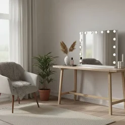 UNIQ XL Luxe Hollywood make-up spiegel met licht New