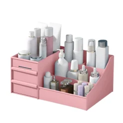 UNIQ Make‑up & Sieraden Organizer – 2 Laden, Roze - P110 Discount
