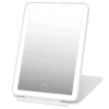 UNIQ Opvouwbare LED Make‑upspiegel (USB oplaadbaar) – Reisspiegel met 3 Lichtstanden, Wit Online