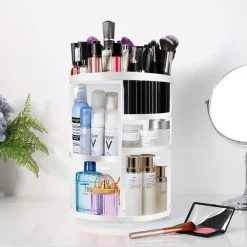 UNIQ 360° Roterende Make‑up Organizer - Wit Outlet