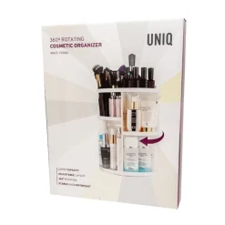 UNIQ 360° Roterende Make‑up Organizer - Wit Outlet