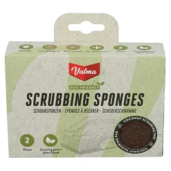 Valma ECO Schuursponzen Kokosnoot 2 stuks Best
