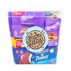 LU Vieruurtjes XL koekjespakket met chocolade: Milka, , Prince, Oreo, Mikado & Lotus Dino Outlet