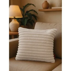 Villa Volance Ribfleece Verwarmd Sierkussen Sale