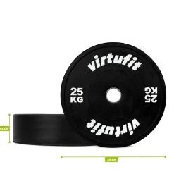 VirtuFit Bumper Plate Olympische Halterschijf van Rubber Sale