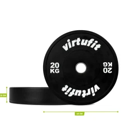 VirtuFit Bumper Plate Olympische Halterschijf van Rubber Best