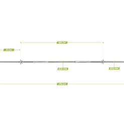 VirtuFit Halterstang Schroefsluiting Discount