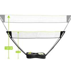 VirtuFit 2-in-1 Portable Badminton- en Tennis Set Clearance