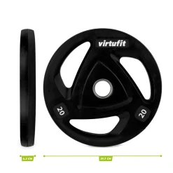 VirtuFit Olympische Rubberen Halterschijf New