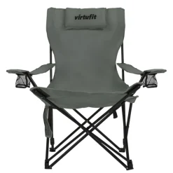 VirtuFit Opvouwbare Camping Stoel met Voetsteun Sale