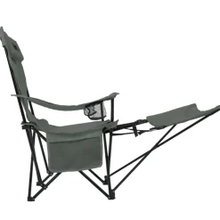 VirtuFit Opvouwbare Camping Stoel met Voetsteun Sale