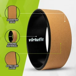 VirtuFit Premium Kurk Yoga Wiel Outlet
