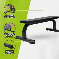 VirtuFit Vlakke Fitnessbank Trainingsbank Sale