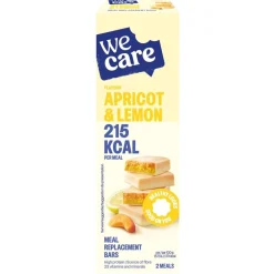 WeCare Apricot & Lemon Meal Replacement Bars Clearance