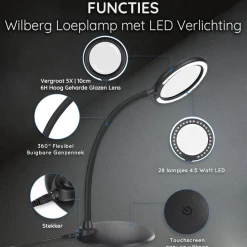 Wilberg Loeplamp met LED Verlichting Clearance