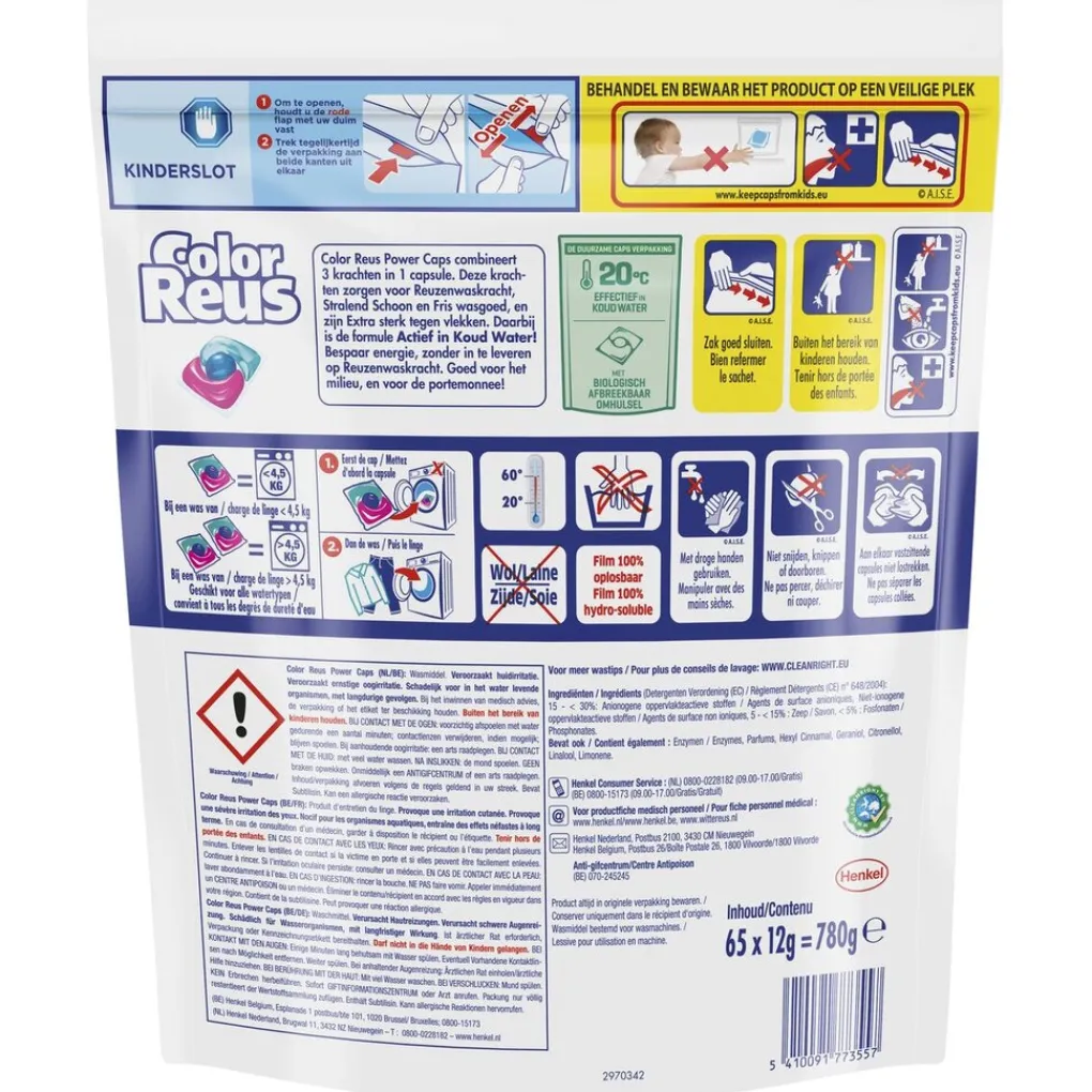 Witte Reus Color Reus 3+1 Power Caps Online