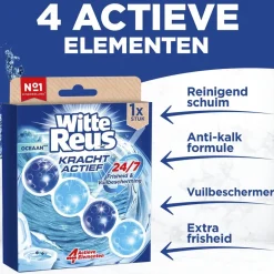 Witte Reus Kracht-Actief Oceaan Toiletblok Outlet
