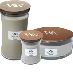 Woodwick geurkaarsen Fireside Clearance