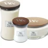 Woodwick geurkaarsen White Tea & Jasmine Clearance
