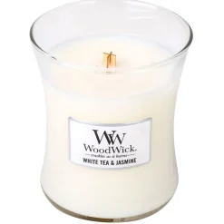 Woodwick geurkaarsen White Tea & Jasmine Hot