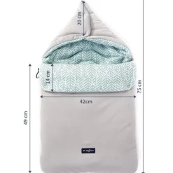 Zaffiro Beige Leaves Basic 5-in-1 Voetenzak Discount