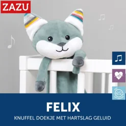 Zazu Felix de Vos Heartbeat Knuffeldoekje Sale