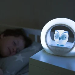 Zazu Nachtlampje Uil Blauw Sale