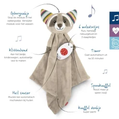 Zazu Robin de Wasbeer Heartbeat Knuffeldoekje Best