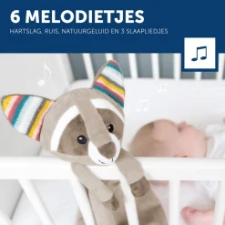 Zazu Robin de Wasbeer Heartbeat Knuffeldoekje Best