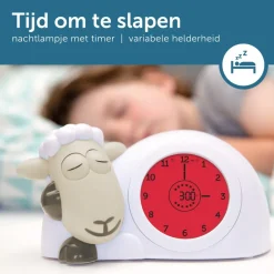 Zazu Sam Schaap Taupe Kinderwekker en Slaaptrainer Hot